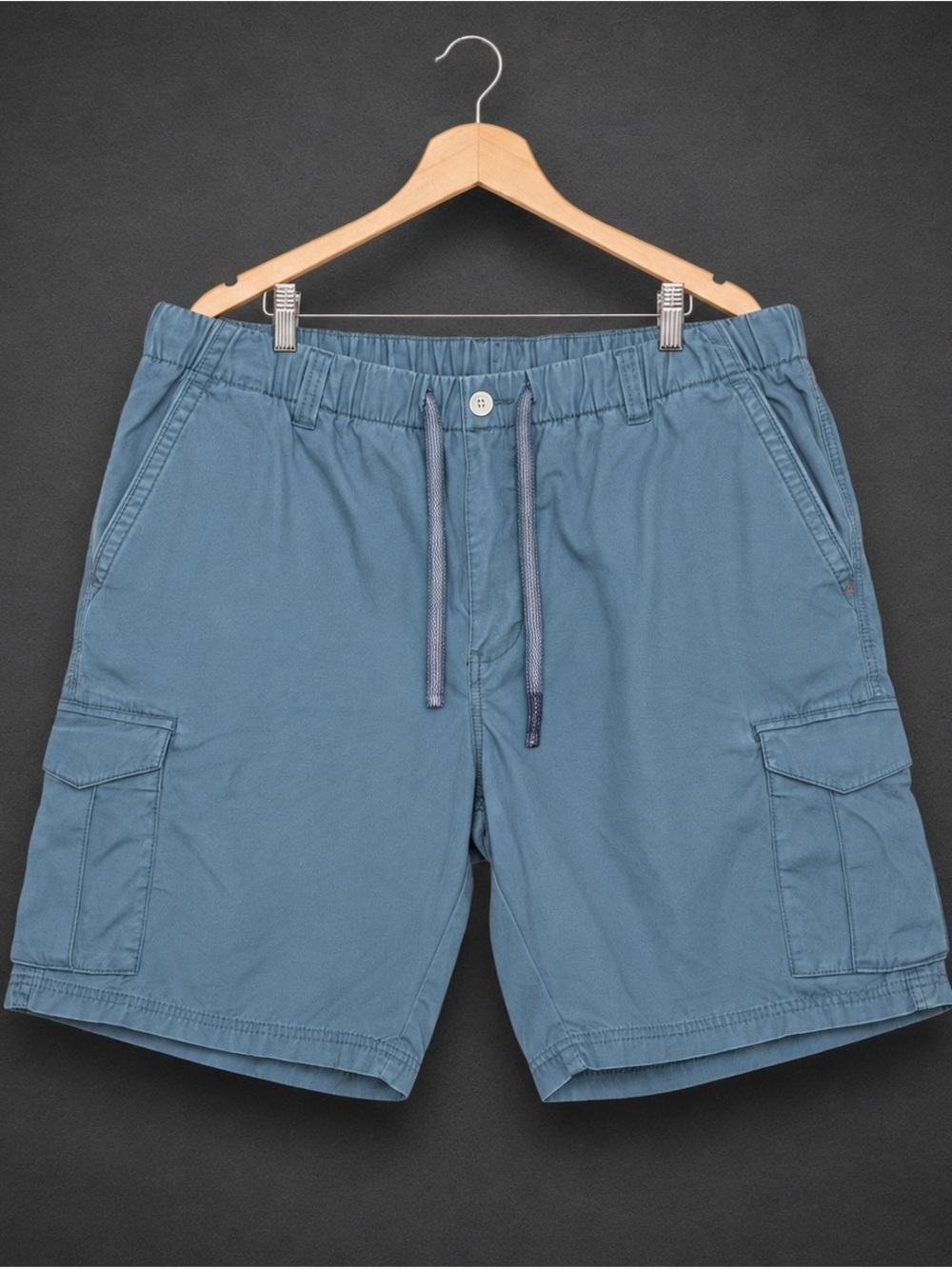 Tommy Bahama Cargo Shorts XL Blue Drawstring Island Casual Coastal